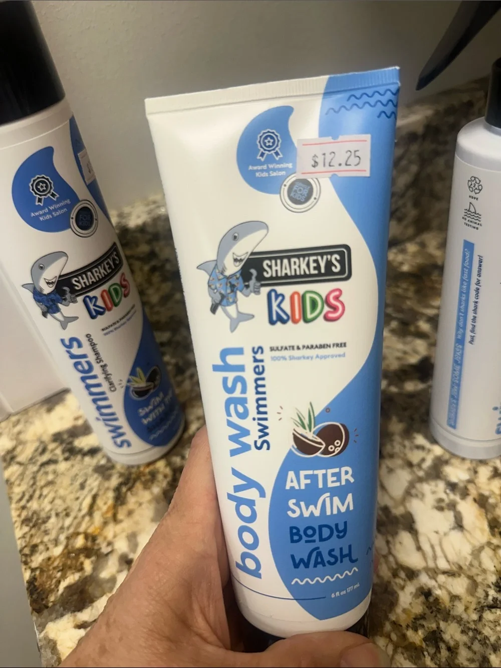 Sharkey’s Kids Swimmers Blue After-Swim Body Wash & Shampoo
